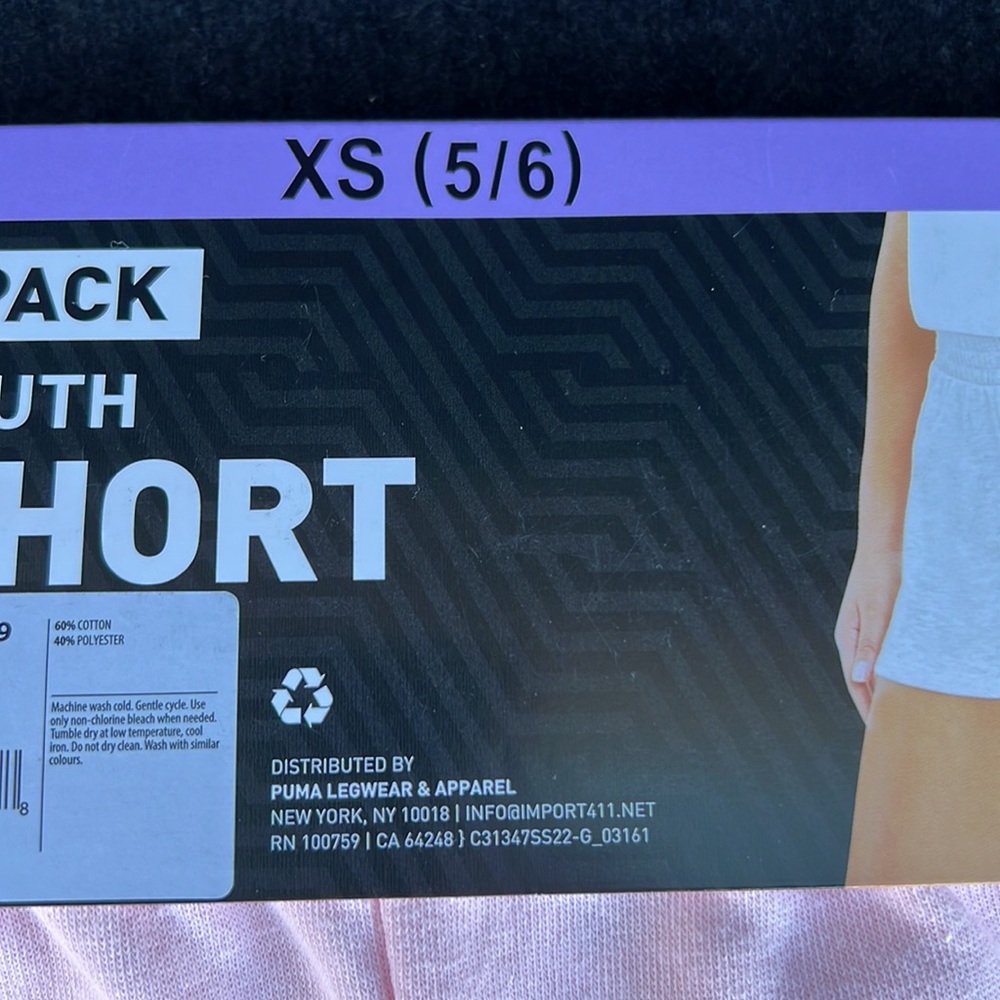 Puma Youth Shorts(2Pack) - Picture 3 of 6